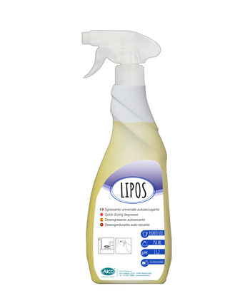 Sgrassante rapido autoasciugante Arco Chimica Lipos 2 Vap. Vela 750 ml