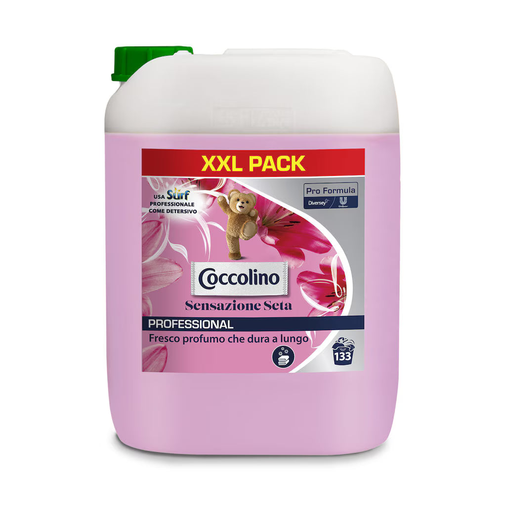 Ammorbidente per biancheria Diversey Coccolino Sensazione Seta 10 litri
