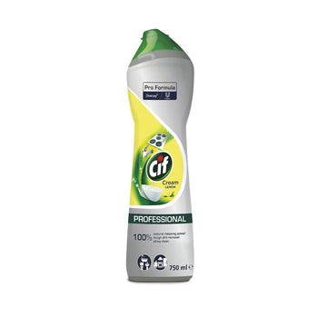 Detergente liquido cremoso per bagno e cucina Cif Crema Limone 750 ml