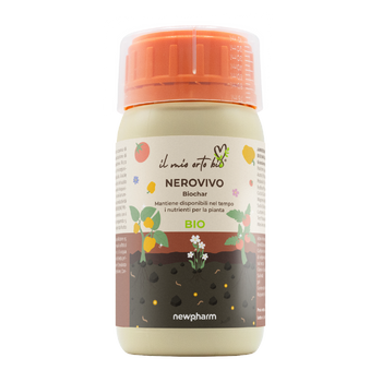 Ammendante a base di biochar Newpharm Nerovivo 200 g