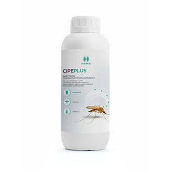 Insetticida concentrato per zanzare, blatte, formiche e pulci Orma Cipeplus 1 litro