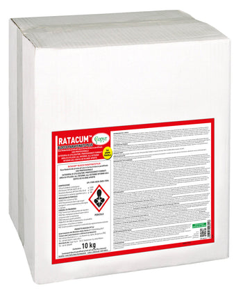 Rodentizid-Köder für Mäuse und Ratten Copyr Ratacum Block 10 kg