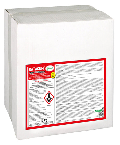Rodentizid-Köder für Mäuse und Ratten Copyr Ratacum Pasta Plus 10 kg