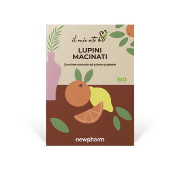 Concime organico azotato per piante acidofile Newpharm Lupini Macinati 750 g