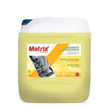 Detergente per lavastoviglie acque medio-dolci Matrix Lavastoviglie Acque Medio-Dolci 15 litri