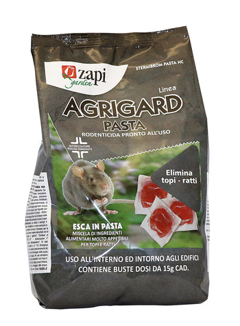 Esca rodenticida in pasta per topi e ratti Zapi Agrigard Pasta 1,53 kg