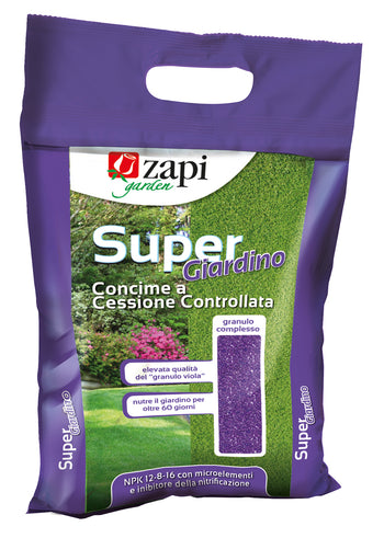 Concime granulare a cessione controllata per giardino Zapi Super Giardino 4 kg