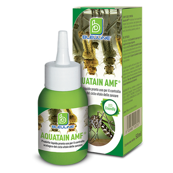 Larvicida ecologico liquido per zanzare Bleu Line Aquatain AMF 50 ml