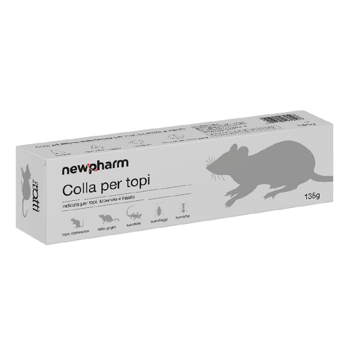 Colla per topi e insetti Newpharm Rattì Colla 135 g