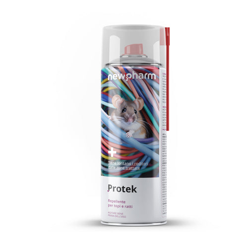Disabituante per topi e ratti per cavi e tubi Newpharm Protek 500 ml