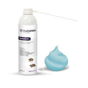 Esca rodenticida anticoagulante in schiuma per topi e ratti Bayer Racumin Schiumattiva 500 ml