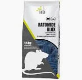 Rodentizider Schädlingsbekämpfungsköder für Mäuse und Ratten Ratomide Blox 1,5 kg