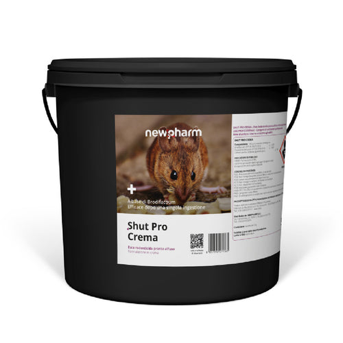 Appât rodenticide pour souris et rats Newpharm Shut Pro Cream 5 kg