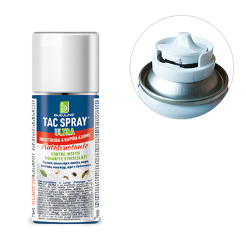Insetticida spray pronto all'uso per insetti volanti e striscianti Bleu Line Tac Spray Ultra 500 ml