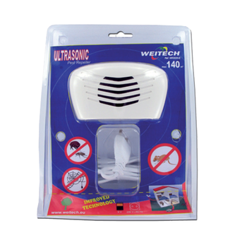 Dissuasore a ultrasuoni per topi, pulci, zecche e insetti striscianti Bleu Line Transonic 220