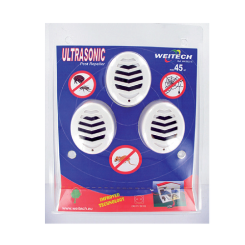 Dissuasore a suoni e ultrasuoni per roditori e insetti Bleu Line Transonic 3 Ultrasonic