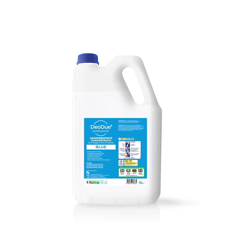 Ammorbidente concentrato profumato Vebi DeoDue+ Professional Ammorbidente Blue tanica 5 litri