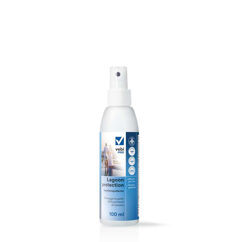 Spray repellente antizanzare per uso umano Vebi Lagoon Protection 100 ml