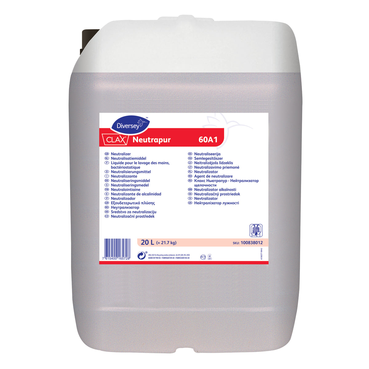 Neutralizzante dell’alcalinità Diversey Clax Neutrapur 60A1 20 litri