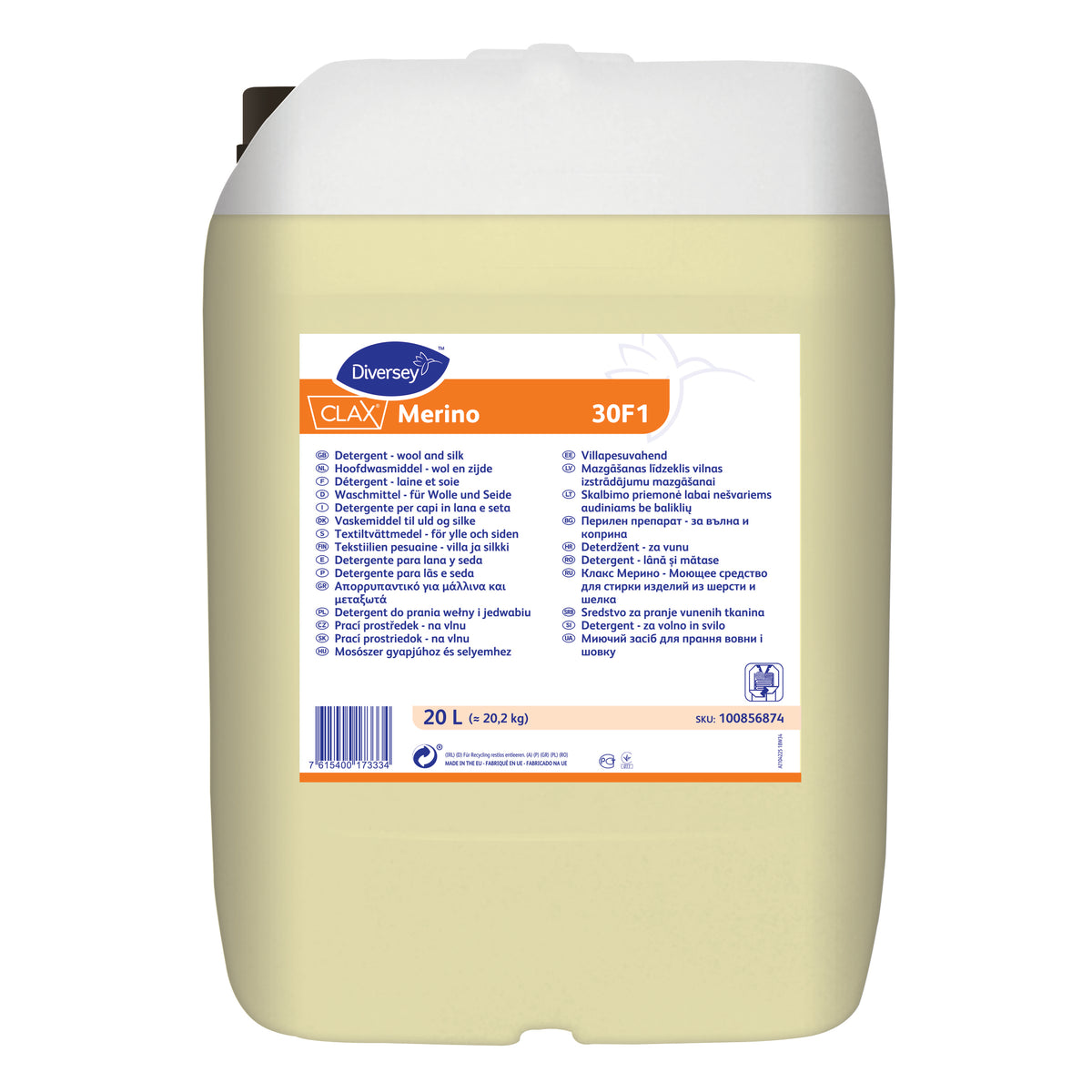 Detergente per lana Diversey Clax Merino 30F1 20 litri