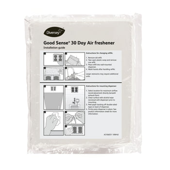 Deodorante neutralizzante per piccoli ambienti Diversey Good Sense 30 Day Refill Green Apple O2d 1 pezzo