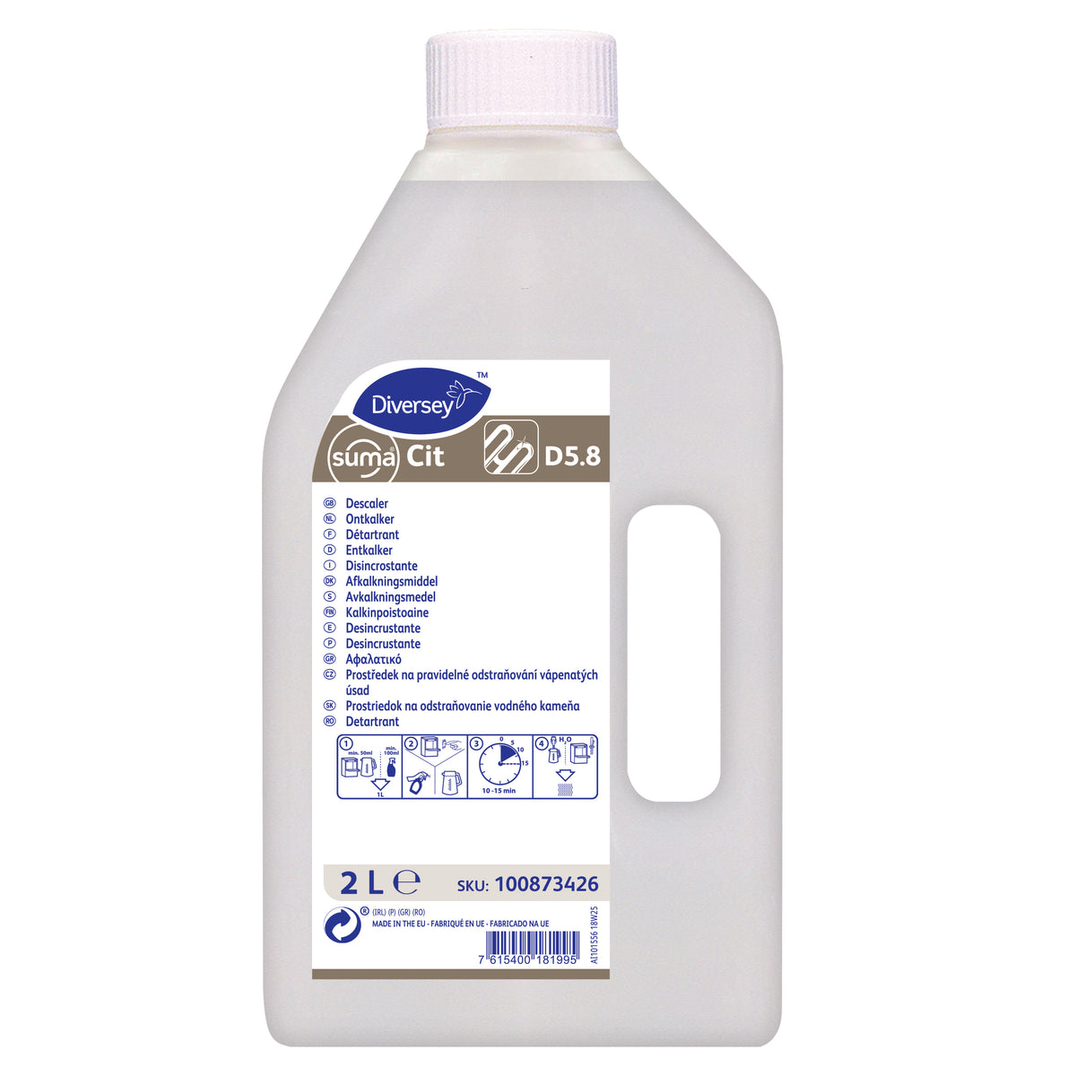 Disincrostante per uso periodico Diversey Suma Cit D5.8 6x2 litri