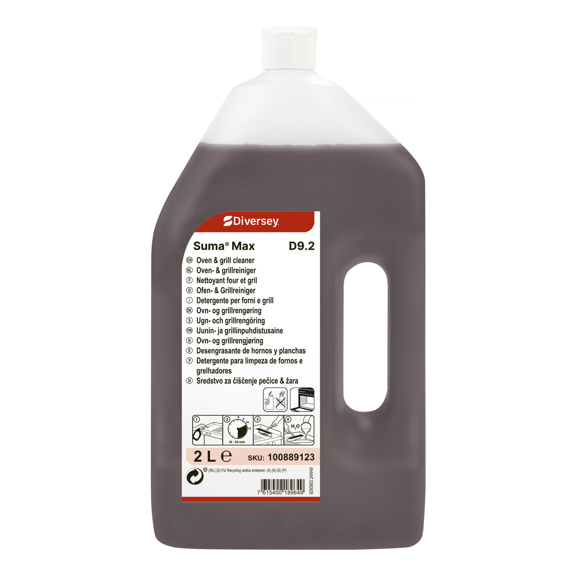 Detergente per forni e grill Diversey Suma Max D9.2 6x2 litri