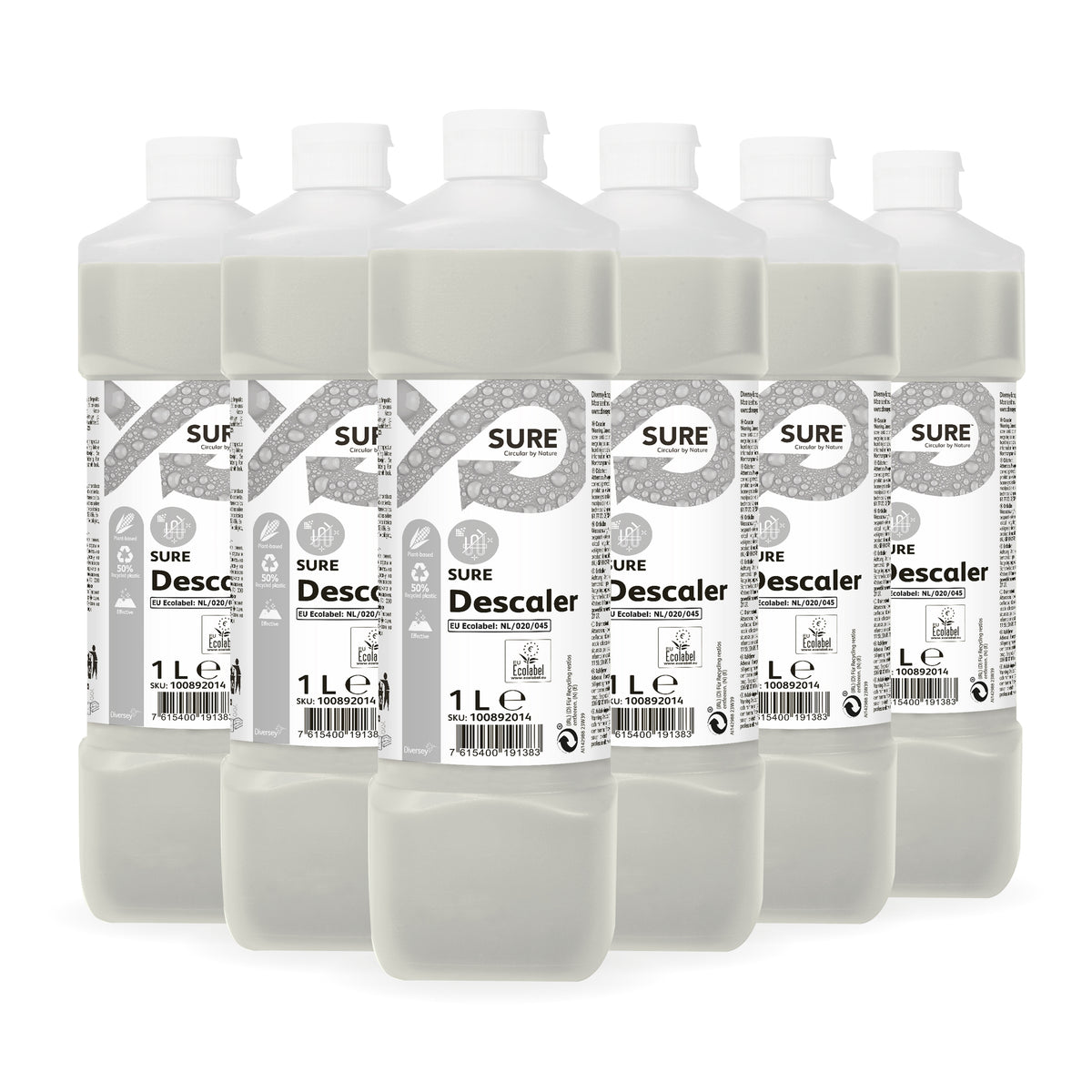 Disincrostante concentrato per uso quotidiano Diversey SURE Descaler 6x1 litro