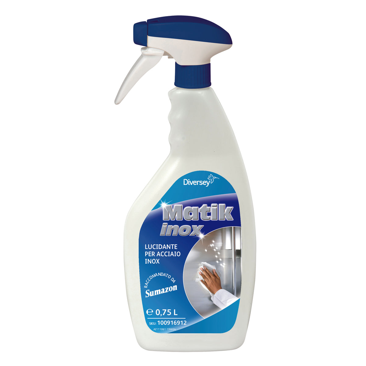 Lucidante per acciaio inox Diversey Matik Inox 750 ml