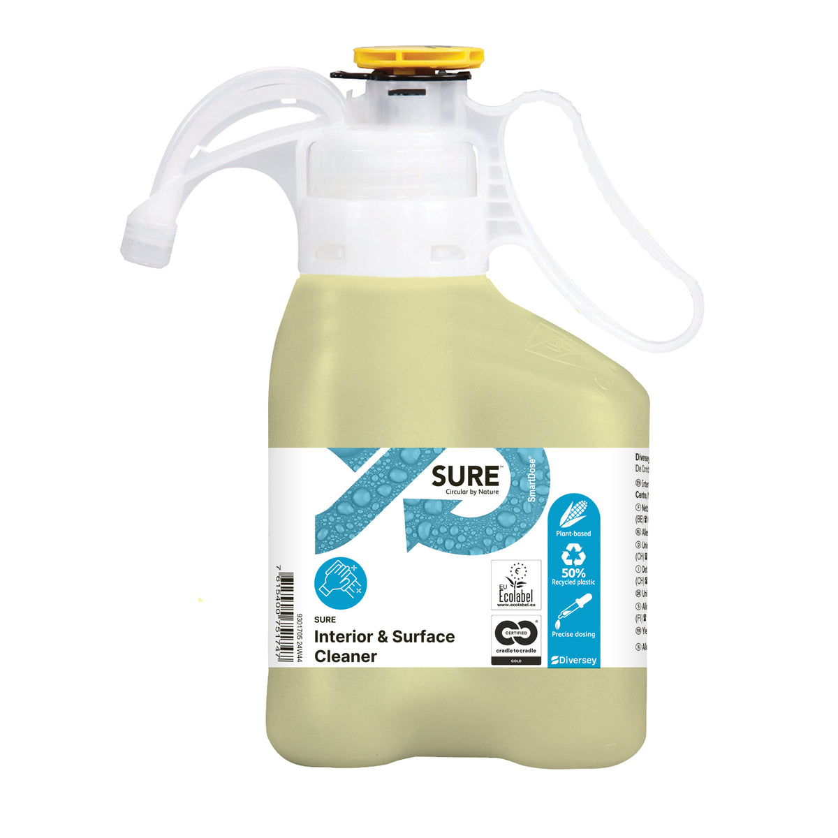 Detergente multiuso in SmartDose Diversey SURE Interior & Surface Cleaner SD 1,4 litri