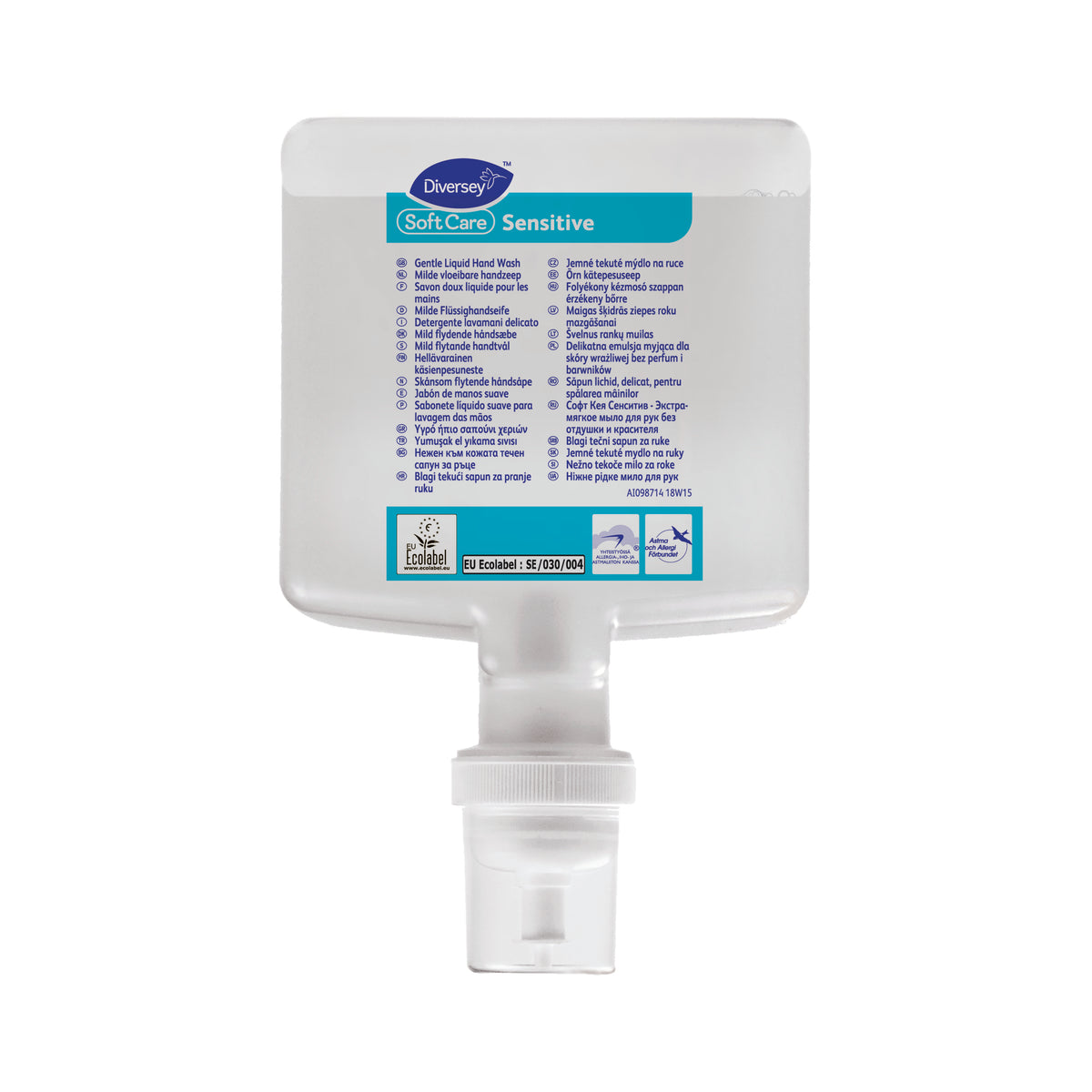 Detergente lavamani delicato non profumato Diversey Soft Care Sensitive 1,3 litri