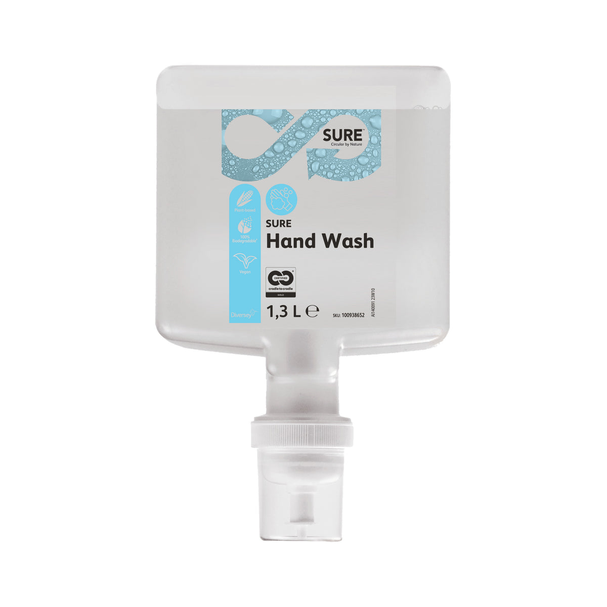 Sapone lavamani vegetale al limone Diversey SURE Hand Wash 1,3 litri
