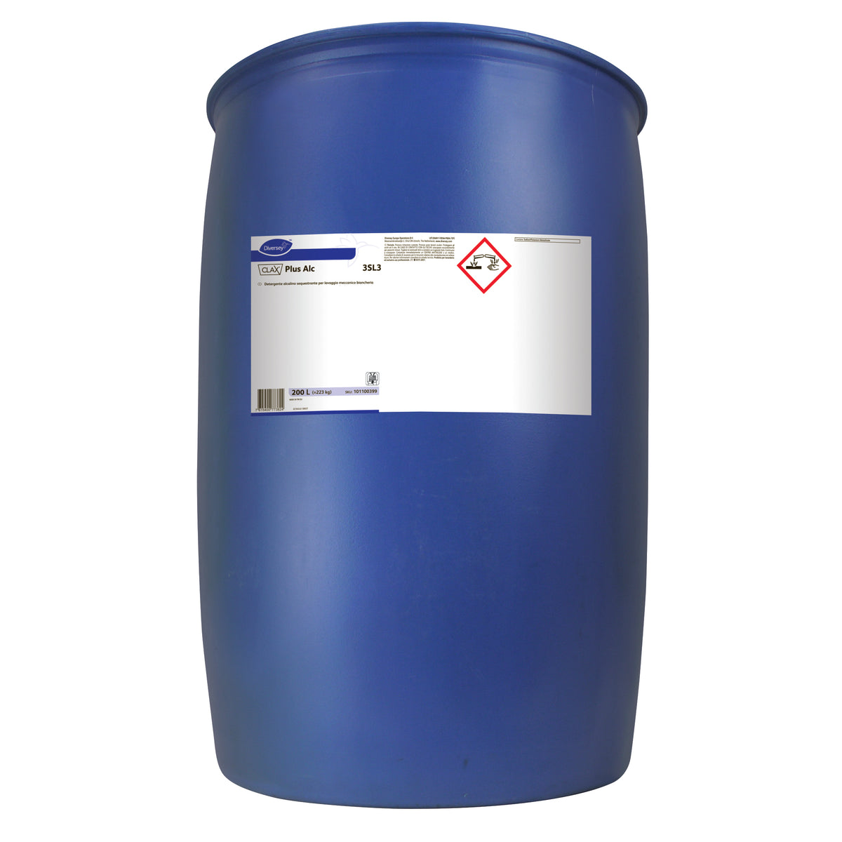 Detergente alcalino sequestrante per lavanderia Diversey Clax Plus Alc 3SL3 200 litri