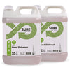 Detergente ecologico per lavaggio manuale stoviglie Diversey SURE Hand Dishwash 2x5 litri