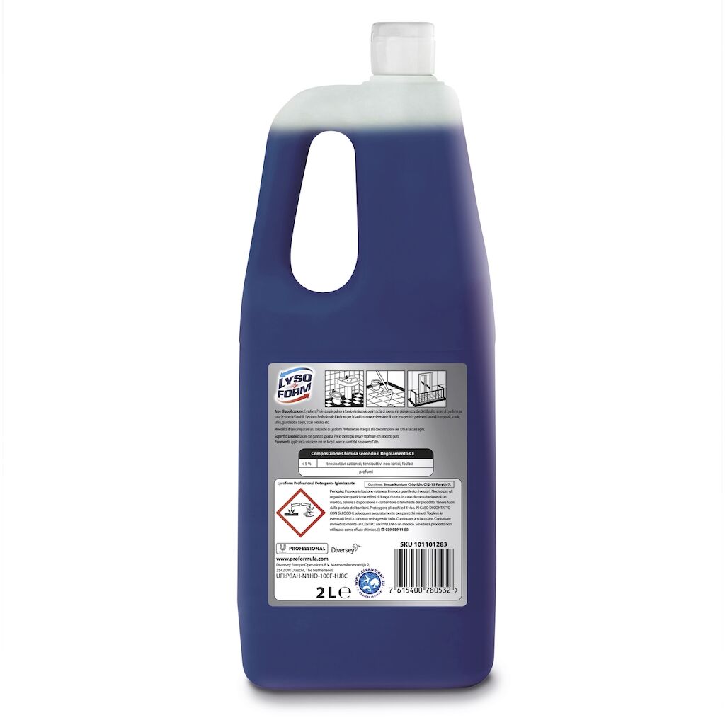 Disinfettante detergente Diversey Lysoform Pro Formula Classico 6x2L