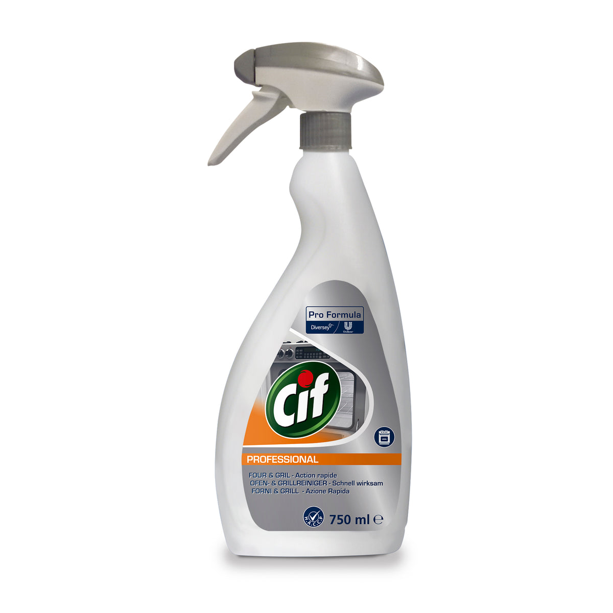Detergente energico per forni e grill Diversey Cif Forni e Grill 750 ml