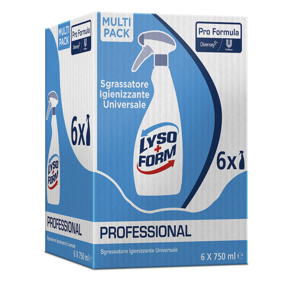 Diversey Lysoform Universal-Desinfektionsentfetter 6X750 ml
