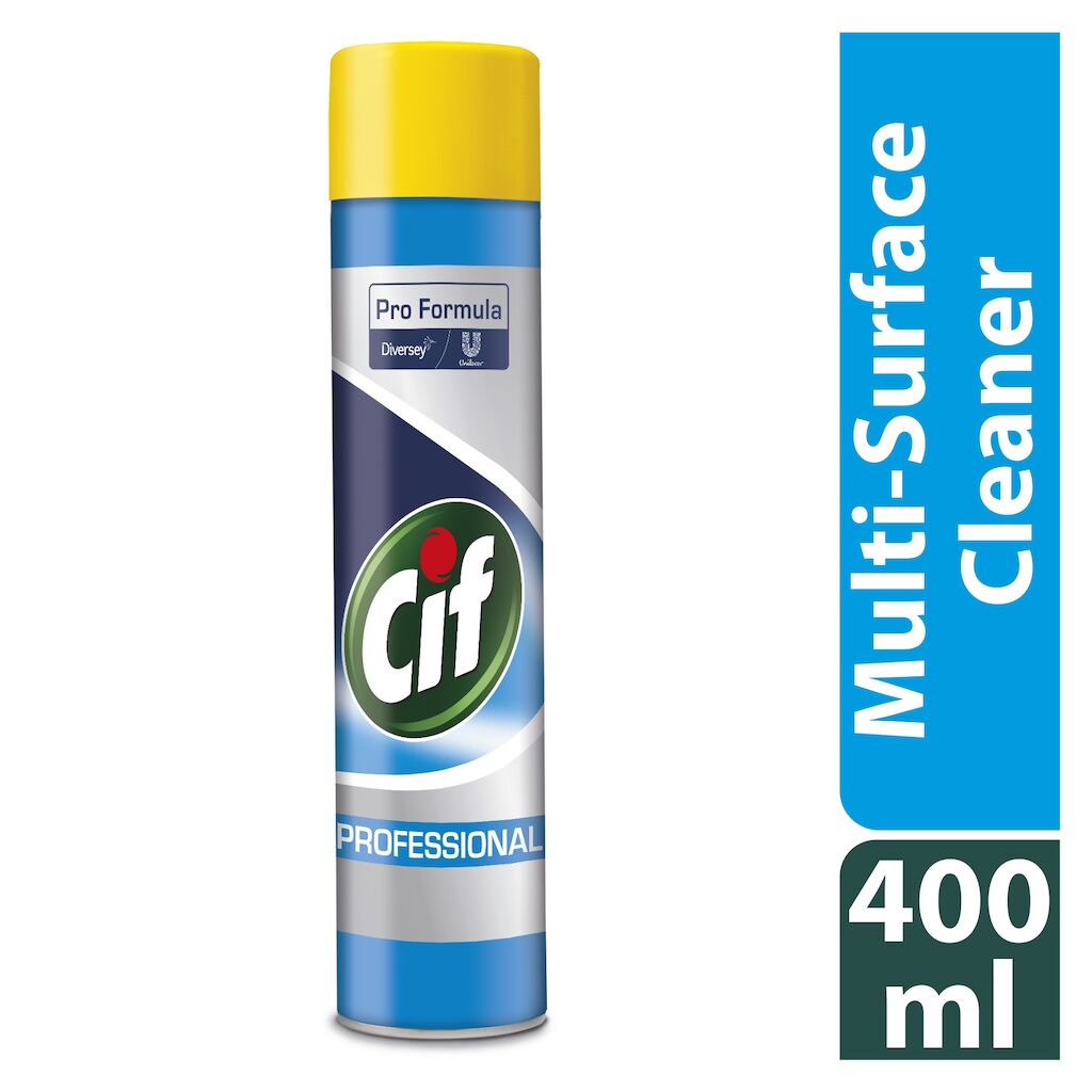 Detergente spray antistatico e anti polvere Cif Multisurface 6X400 ml