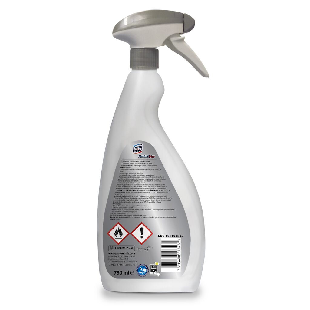 Disinfettante spray alcolico per cucina Lysoform Alcohol Plus 750 ml