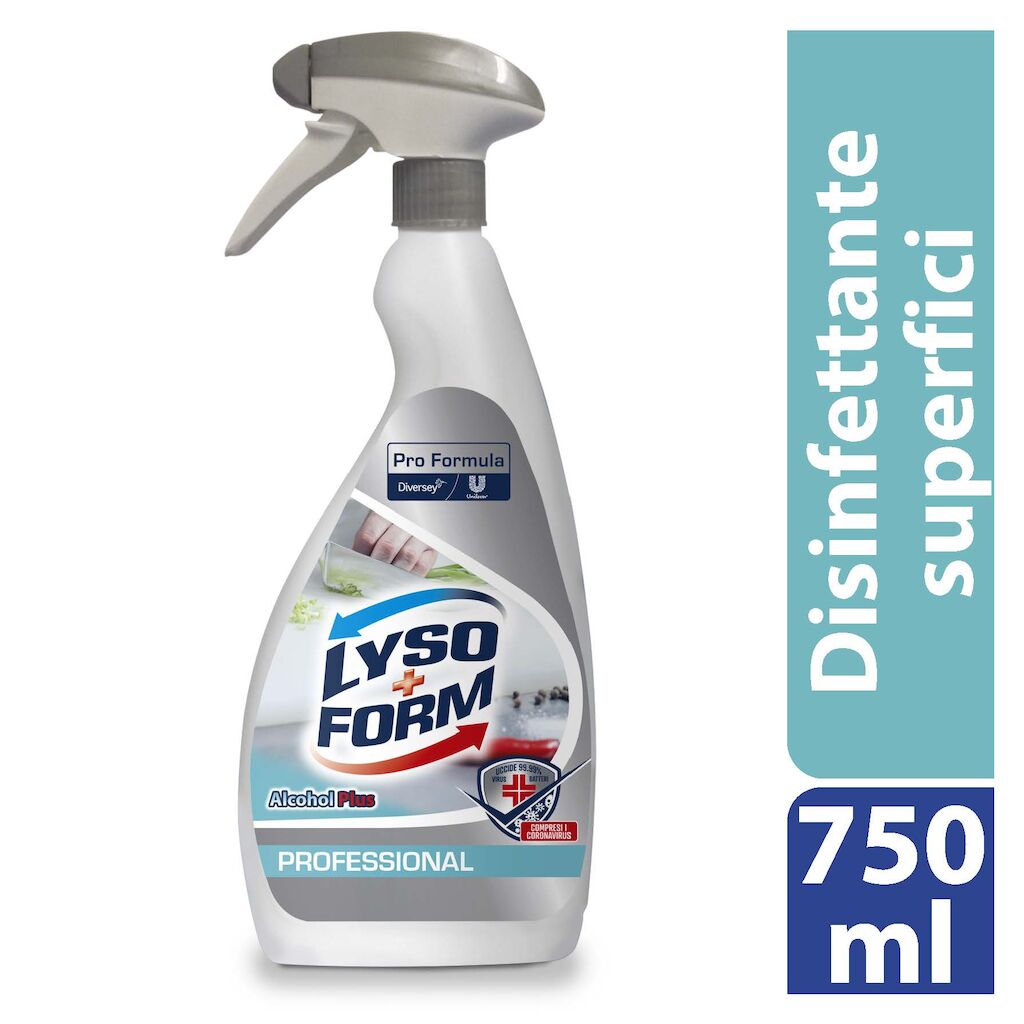 Disinfettante spray alcolico per cucina Lysoform Alcohol Plus 750 ml