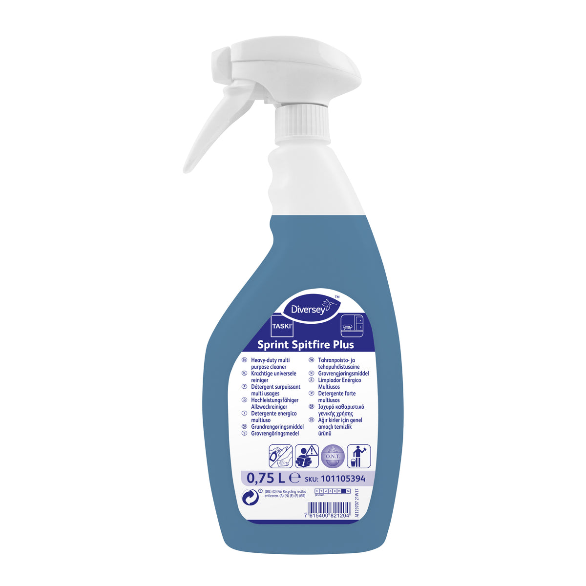 Detergente multiuso per sporco pesante Diversey TASKI Sprint Spitfire Plus 750 ml