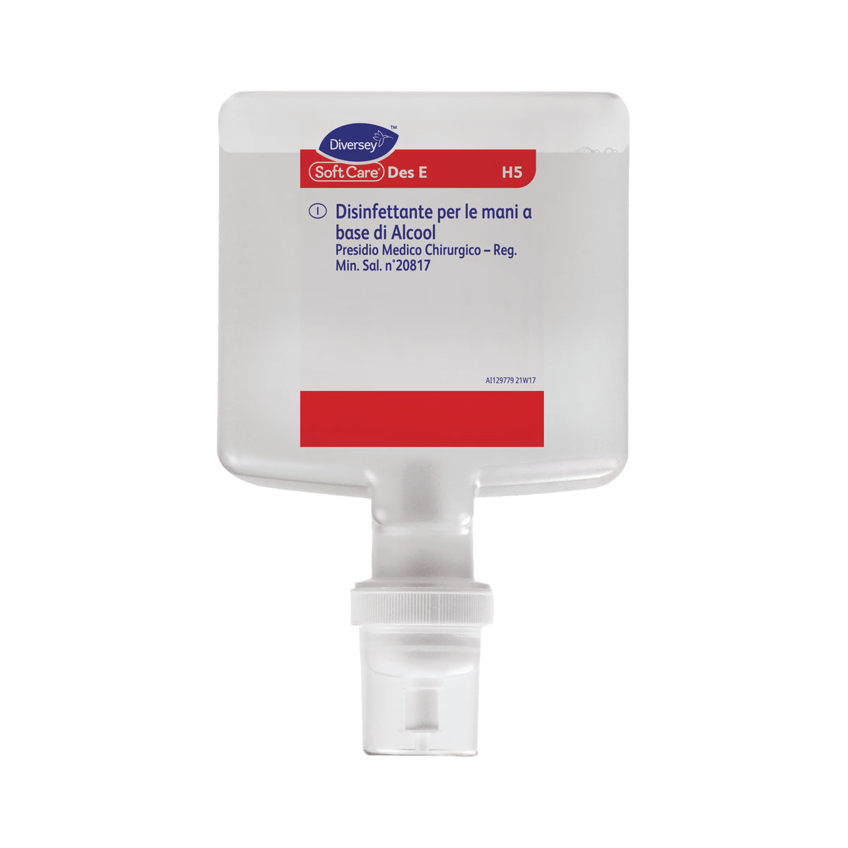 Gel disinfettante mani a base alcolica PMC Diversey Soft Care Des E H5 4x1,3 litri