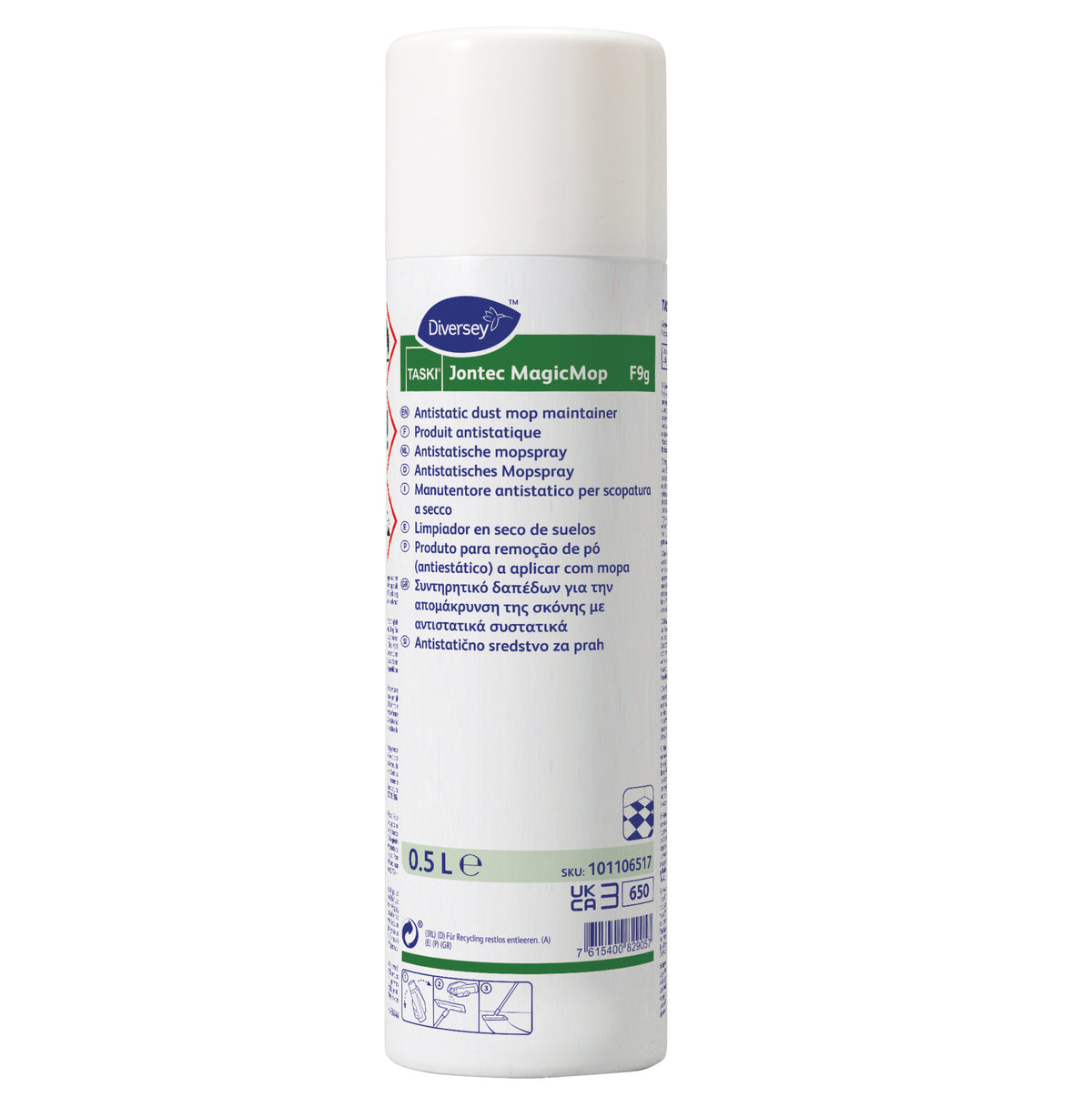 Manutentore antistatico spray per scopatura Diversey TASKI Jontec MagicMop 500 ml