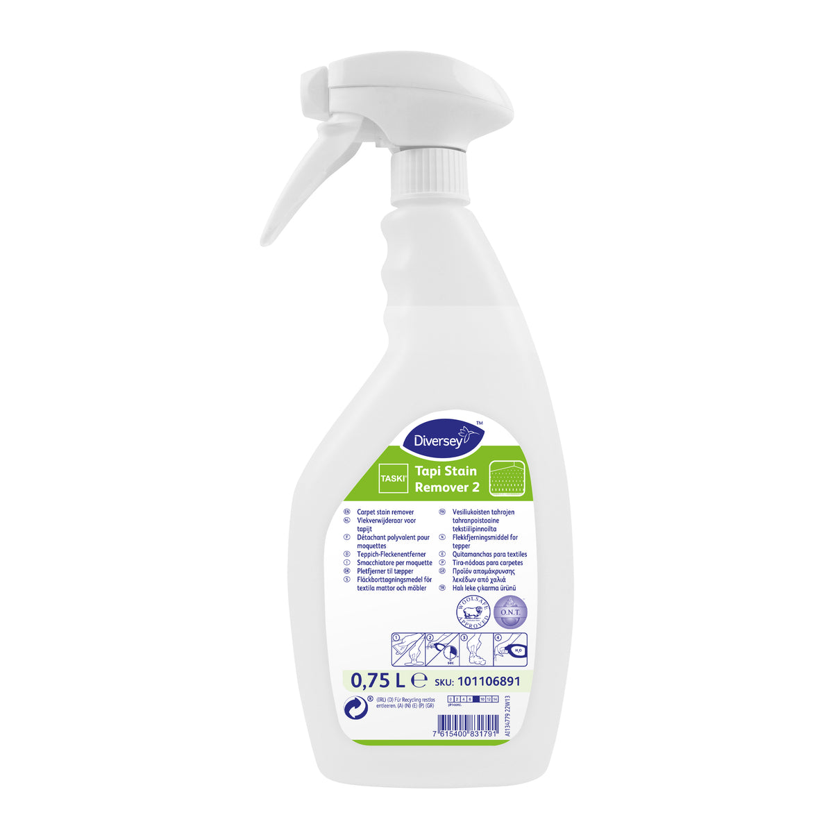 Smacchiatore per tappeti e moquette Diversey TASKI Tapi Stain Remover 2 6x750 ml
