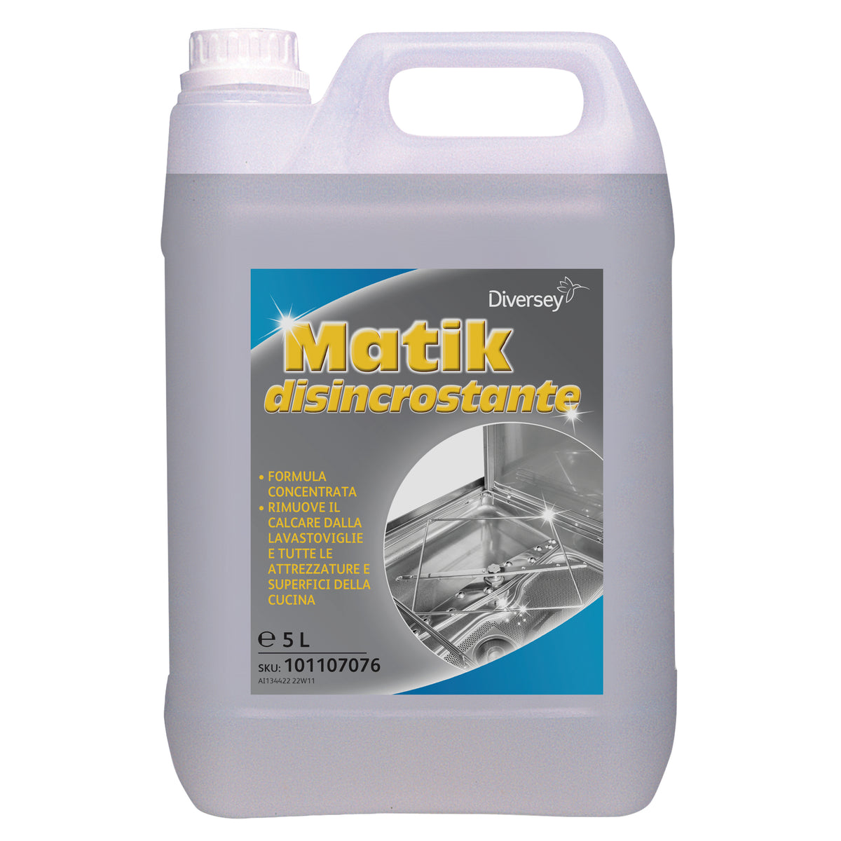 Disincrostante concentrato Diversey Matik Disincrostante D5.2 2x5 litri