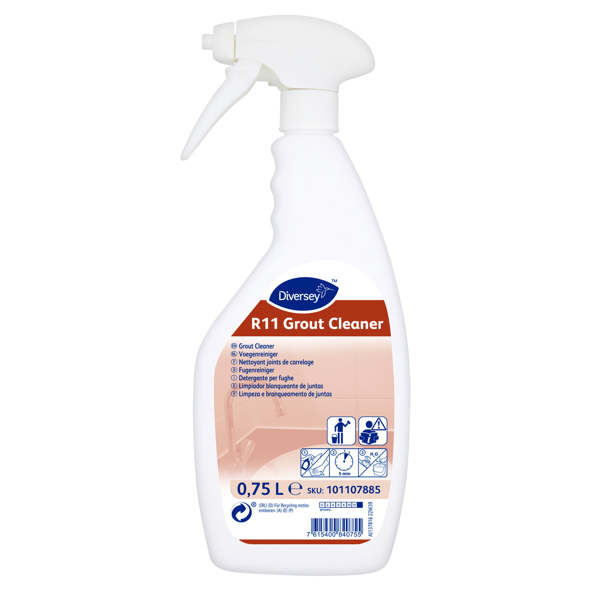 Detergente per le fughe Diversey Room Care R11 R11 750 ml