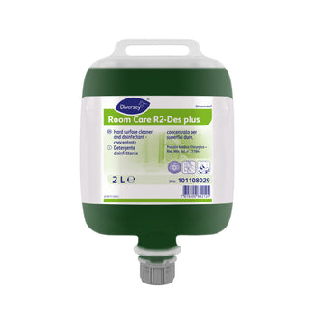 Detergente disinfettante concentrato in cartucce Divermite Diversey Room Care R2 2x2 litri