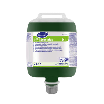 Detergente igienizzante per lavaggio manuale stoviglie Diversey Suma Stat-plus D1 3x2 litri