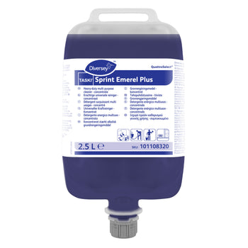 Detergente energico multiuso in QuattroSelect Diversey TASKI Sprint Emerel Plus QS 2,5 litri