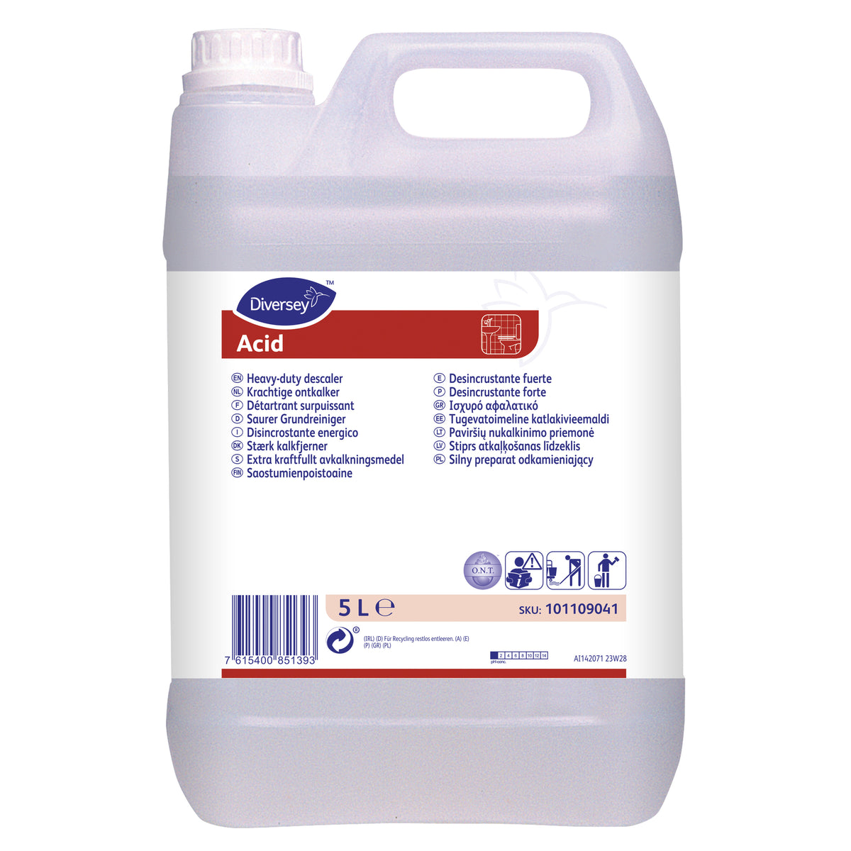 Disincrostante per impieghi gravosi Diversey Acid 2x5 litri
